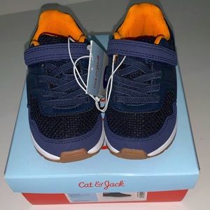 Cat & Jack Toddler Jaden Apparel Sneakers, Color Navy- Size 6 (Toddler Shoes)